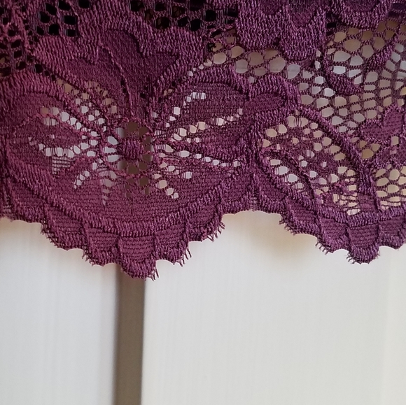 ING Plum Lace Cocktail Dress 2X NWT - Picture 6 of 9